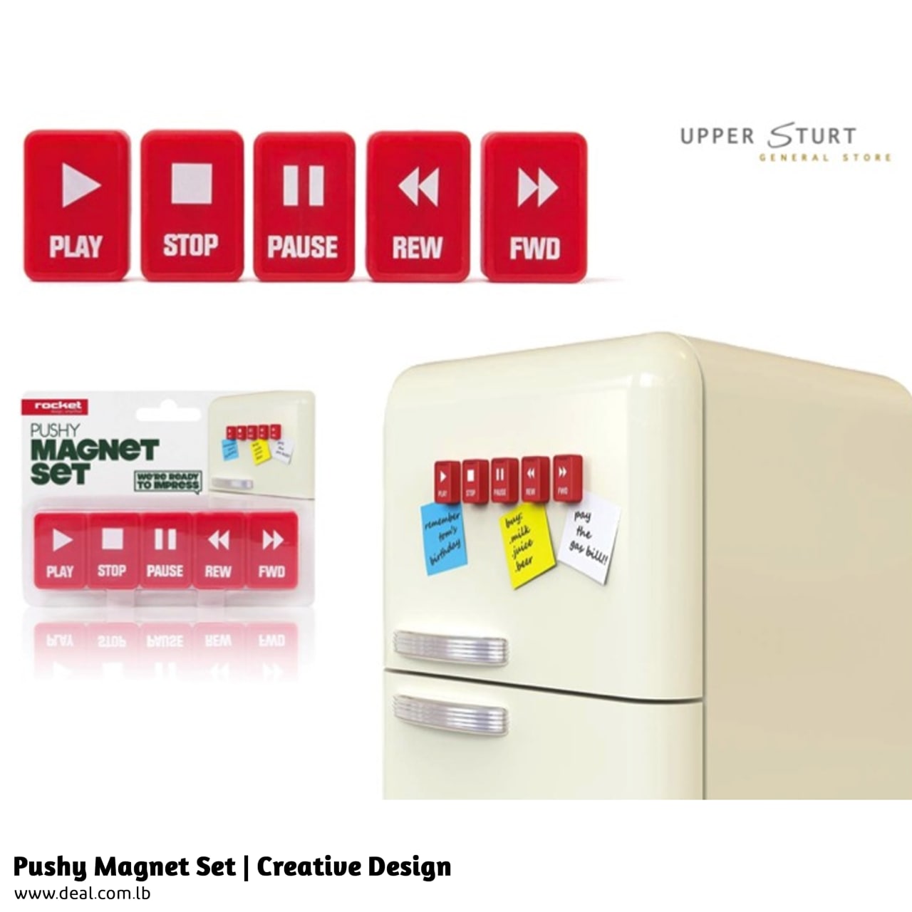 Pushy Magnet Set | Creative Design